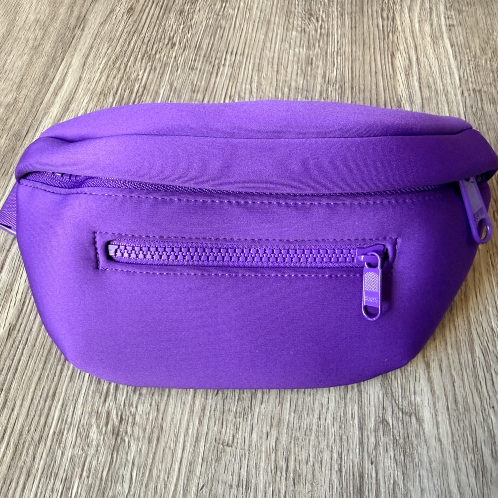 Dagne Dover Ace Neoprene Fanny Pack in Ube